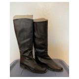 Black Leather Boots Size 9
