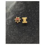 Vinatge University Pins
