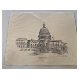 United States Capitol Washington DC Print