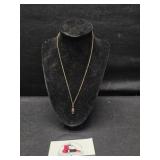 Necklace Marked 12k GF with ISU Pendant