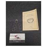 Vintage Puzzle Ring Marked Sterling