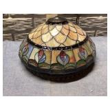 Stained glass like lamp shade