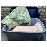 Tote of bedding