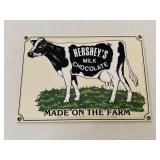 Enamel Hershey's Milk Chocolate sign