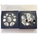 Two Hummel miniature tea Sets