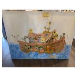 Large hand painted canvas