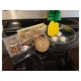 Glass ware and decorations