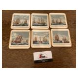 Pimpernel coasters made in england
