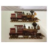 Cast train wall decor