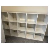 Two shelving organizers