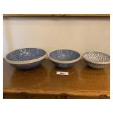 Hand made in Poland nesting bowls