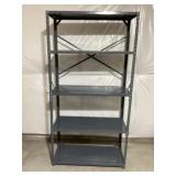 Metal shelves
