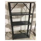 Metal shelves