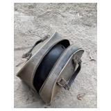Vintage bowling ball with bag