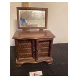 Jewelry box approximately 8 x 12 x 17 tall