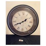 Glenmont wall clock 29 inches across plastic