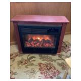 Electric fireplace on wheels approximately 12 x