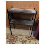 Metal shelving approximately 12 x 24 x 30 tall