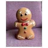 Gingerbread cookie jar, approximately 11 inches