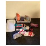Small tote of socks