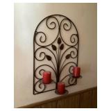 Candleholder wall decor