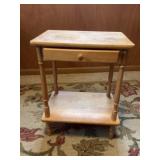 End table approximately 12 1/2 x 18 x 24 tall