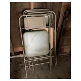 4 folding chairs