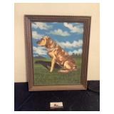 Dog picture 19 x 23 tall