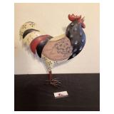 Metal chicken decor