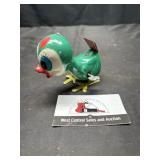 Vintage tin litho wind up bird