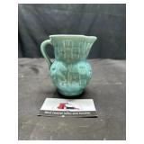 MCM aqua green mini pitcher