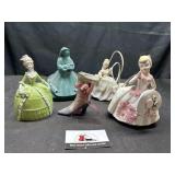 Lefton and misc ceramic dolls