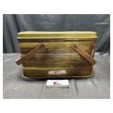 MCM metal picnic basket