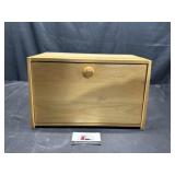 Wooden bread box