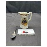 John F. Kennedy spoon and pitcher