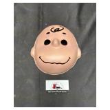 Vintage plastic Charlie Brown Halloween mask
