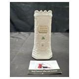 Belleek shamrock tower vase