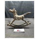 Cast iron rocking horse