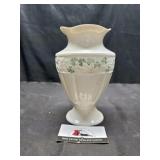 Belleek shamrock heritage vase
