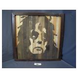 Alice Cooper Wood Art