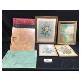 Vintage Art & Unused Scrapbooks