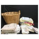 Linens in Basket Linens in Basket
