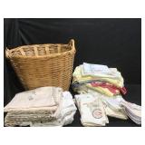 Linens in Basket