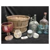 Jars, Basket & Misc