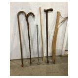 Canes and grabber Canes and grabber