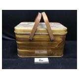 Tin Picnic Basket Tin Picnic Basket
