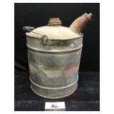 Galvanized Gas Can