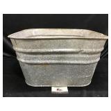 Galvanized wash Tub