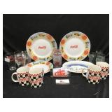 Coca-Cola Plates and Cups Coca-Cola Plates and Cups