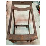 Heavy metal barrel cart